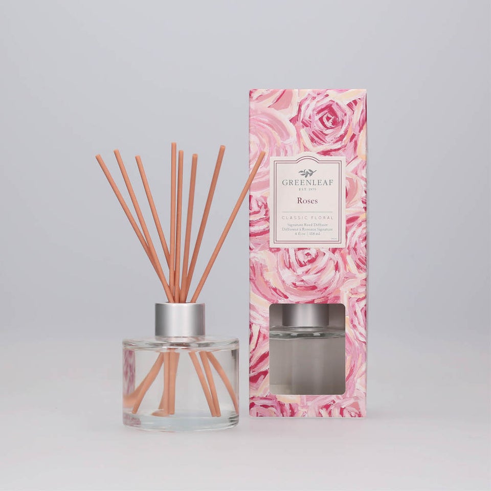 GREENLEAF GEURSTOKJES / REED DIFFUSER Rose Huis van Geuren la
