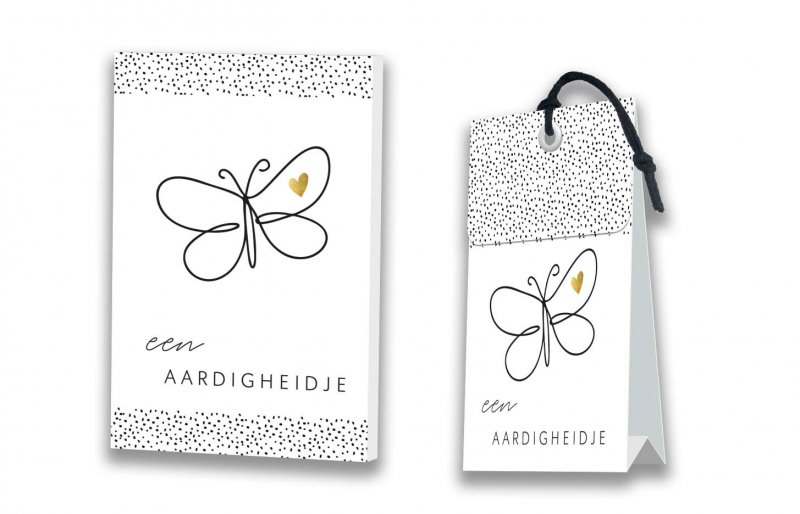 ZWART & WIT MET EEN VLEUGJE GOUD een aardigheidje