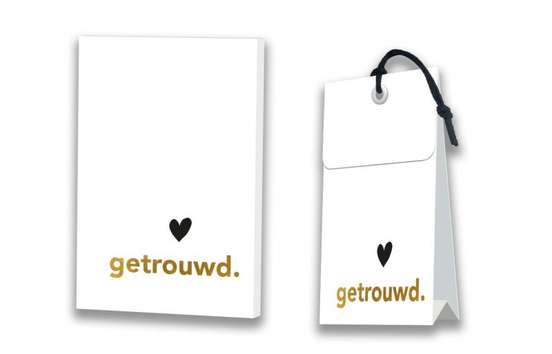 ZWART & WIT MET EEN VLEUGJE GOUD   Getrouwd.