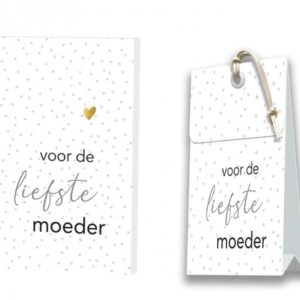 Zwart & Wit met een vleugje goud  voor de liefste moeder