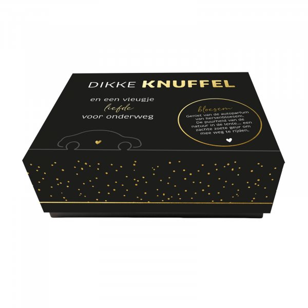 Auto Parfum Black Edition ''Dikke knuffel en een vleugje liefde voor onderweg''