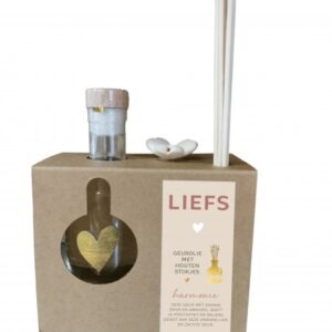 Geurstokjes ♥ “Liefs!”  (zacht)