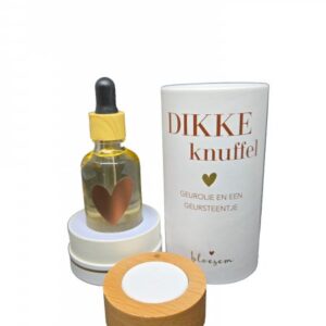 Geursteen met olie ♥ “Dikke Knuffel!” Gold Collection