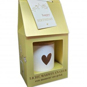 Kaarshuisje ♥ “Happy Birthday!” GOLD COLLECTION