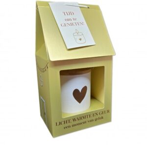 Kaarshuisje ♥ “Tijd om te genieten!” GOLD COLLECTION
