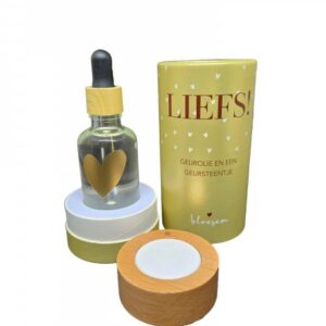 Geursteen met olie ♥ "Liefs!” Gold Collection